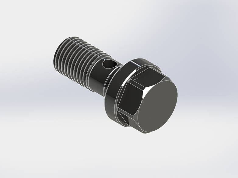 Aluminum Single Banjo Bolt